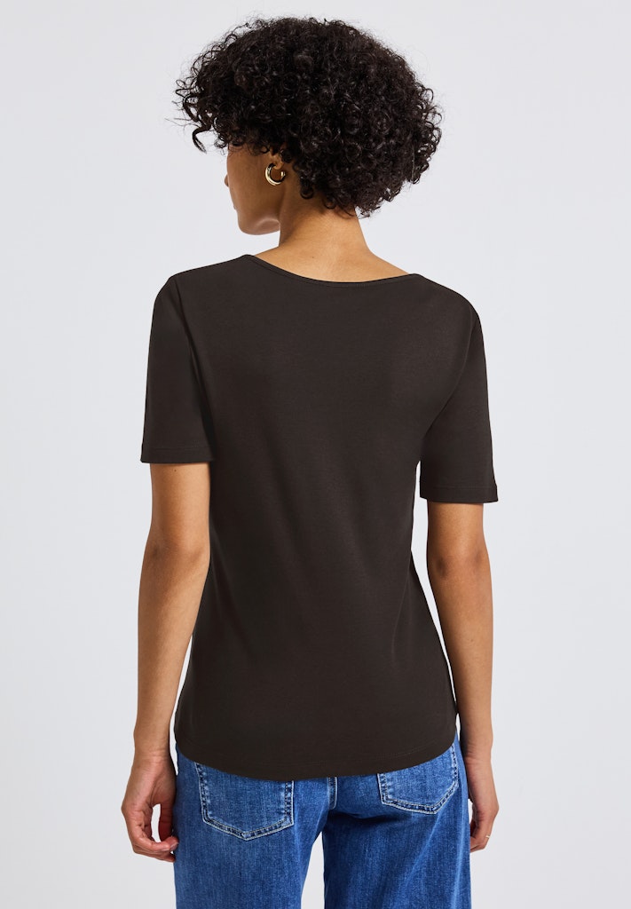 Street One Damen T-Shirts  Deep Roas