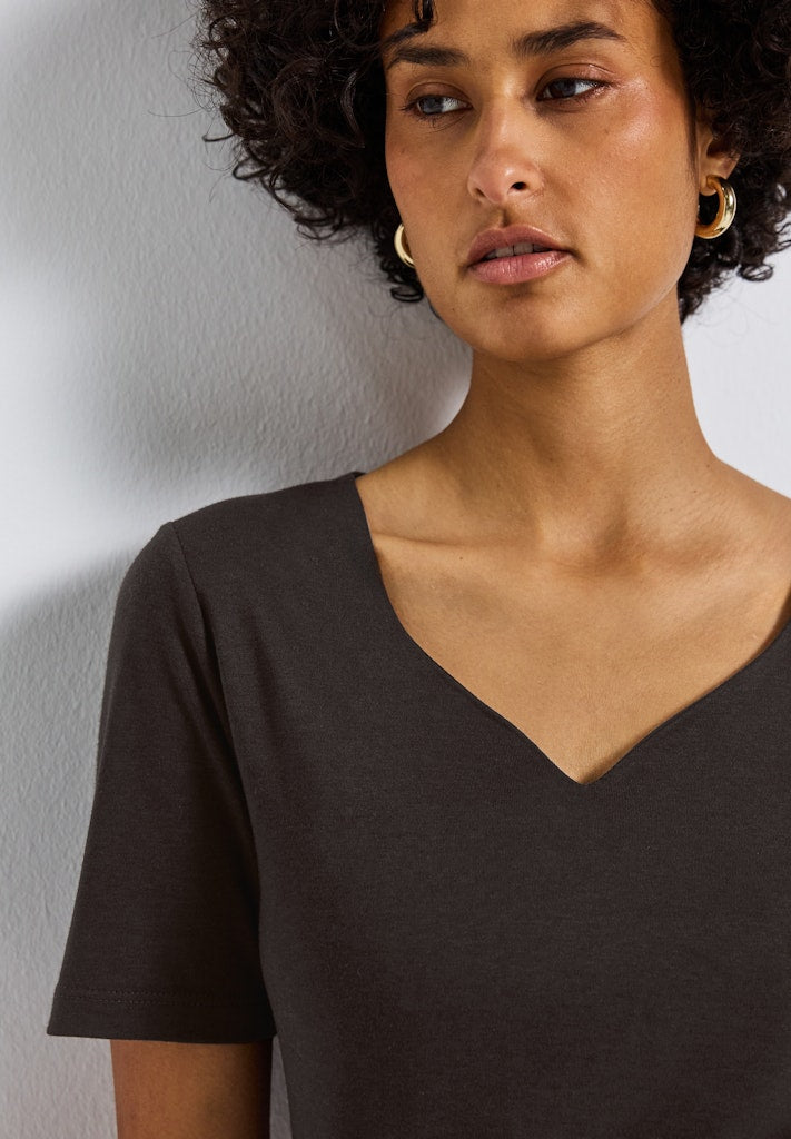 Street One Damen T-Shirts Deep Roas