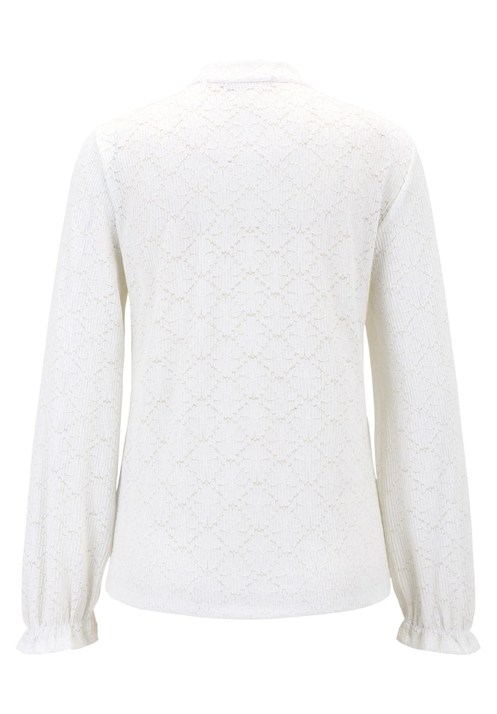 Cartoon Damen Blusen Bright White