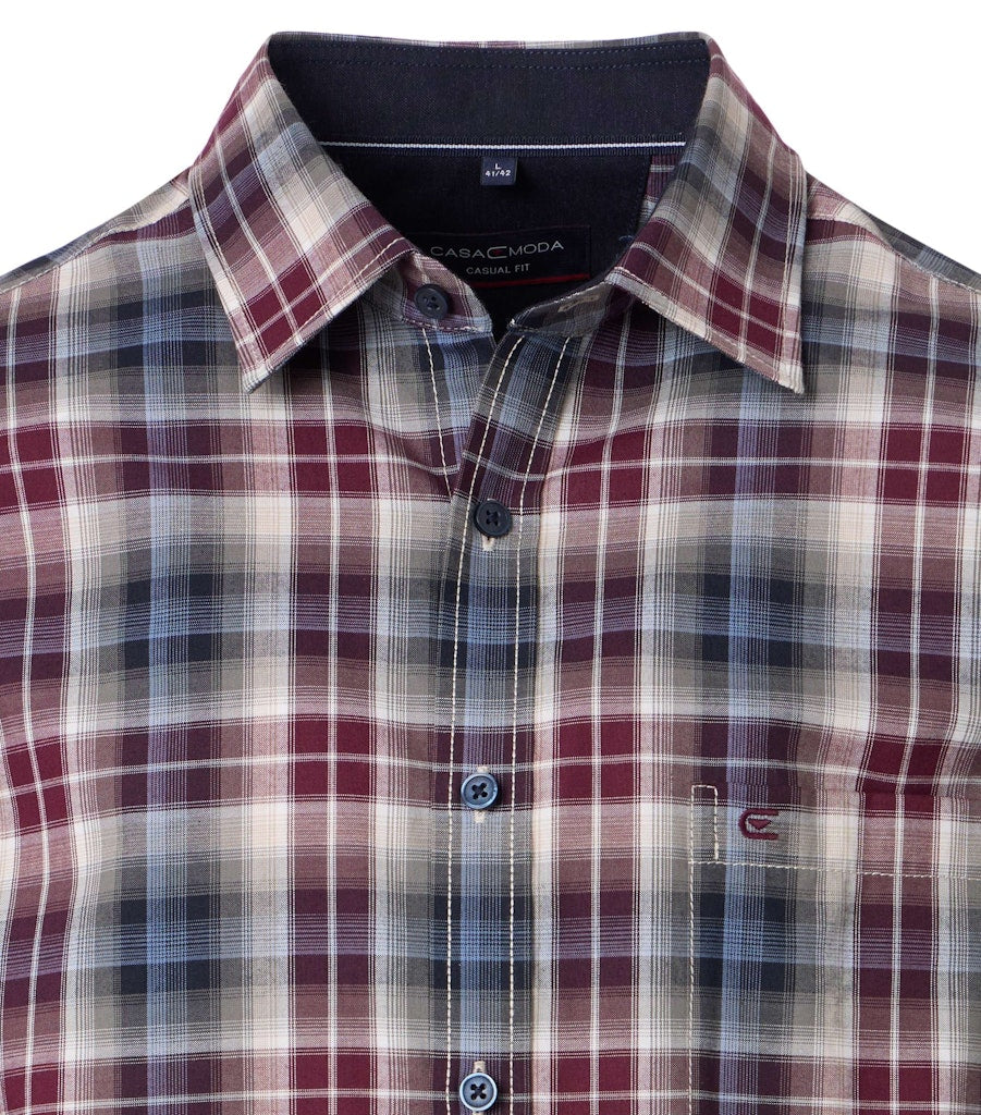 Casa Moda Herren Hemden Rot