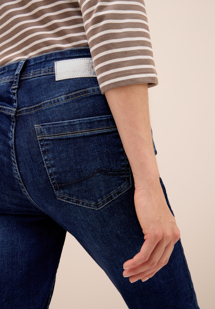 Cecil Damen Hosen  Mid Blue