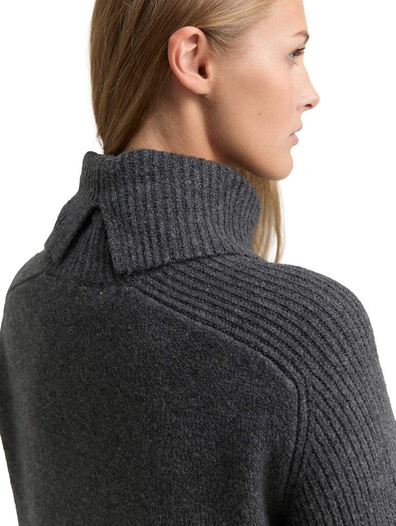 Tom Tailor denim Damen Kleider Shale Grey Mela