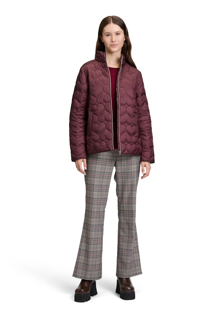 Cartoon Damen Jacken Deep Berry