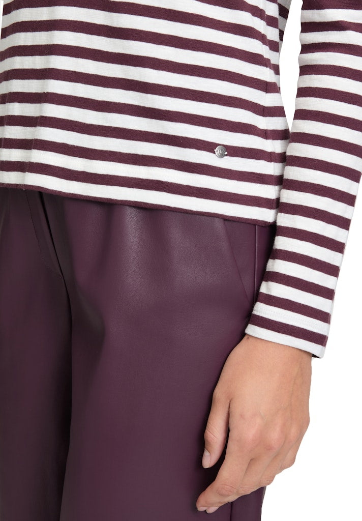 Betty & Co Damen T-Shirts Cream/Dark Red