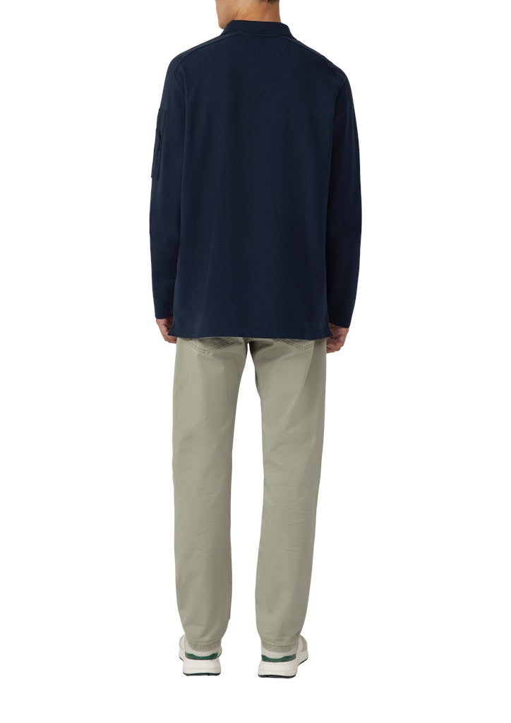 S. Oliver red Herren Polo-Shirts Blue