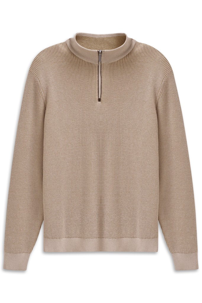 Bugatti Herren Pullover Beige