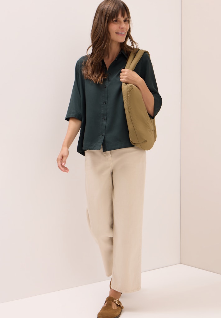 Cecil Damen Blusen Ink Green