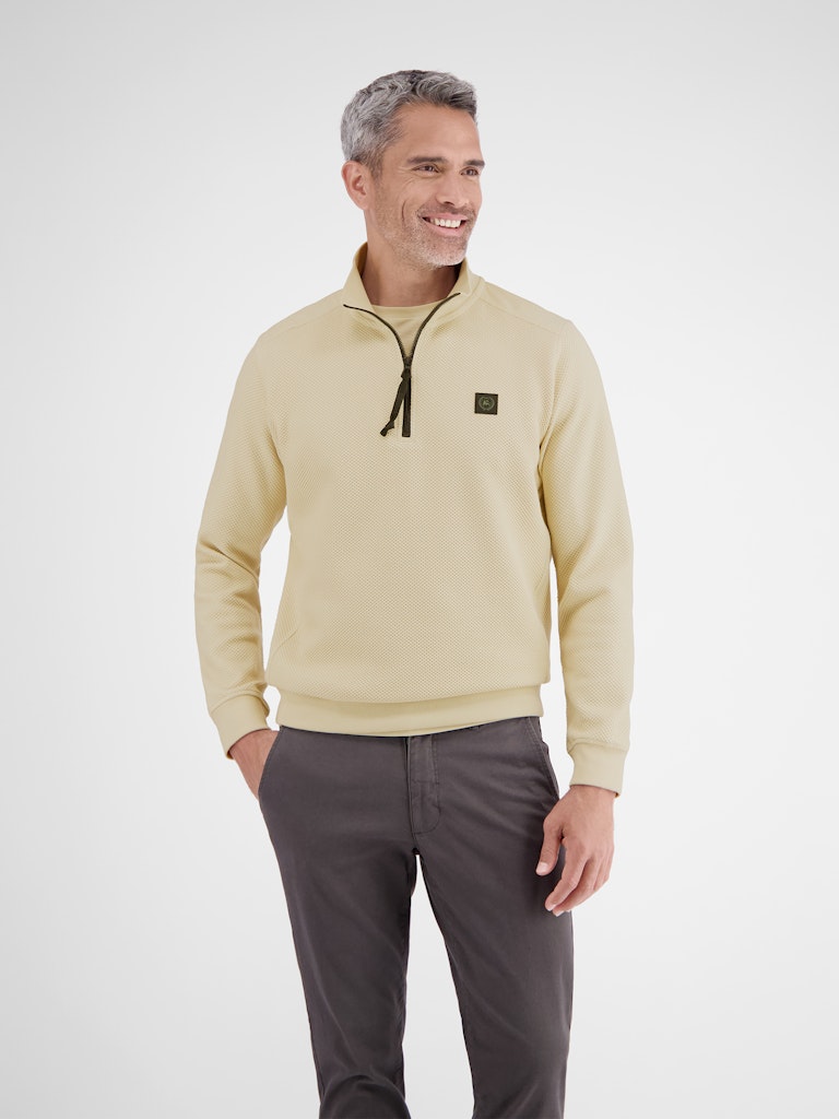 Lerros Herren Polo-Shirts Foam White