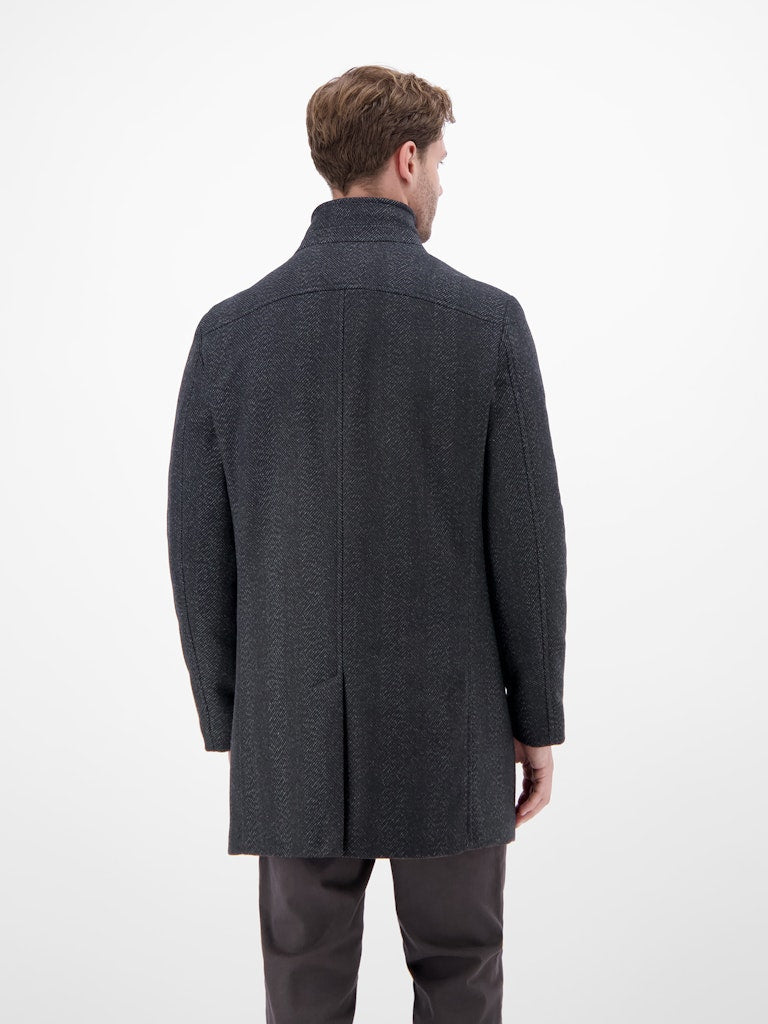 Lerros Herren Mantel Classic Navy