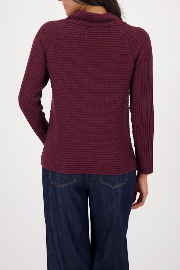 Monari Damen Pullover  Bordeaux