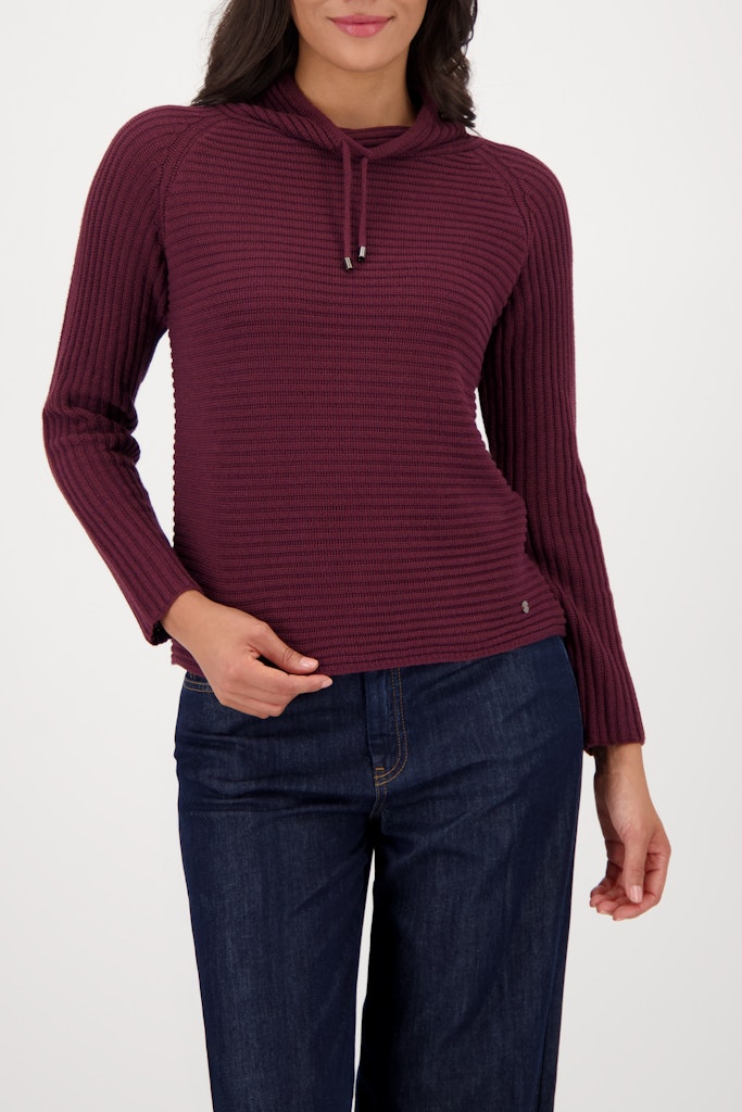 Monari Damen Pullover  Bordeaux