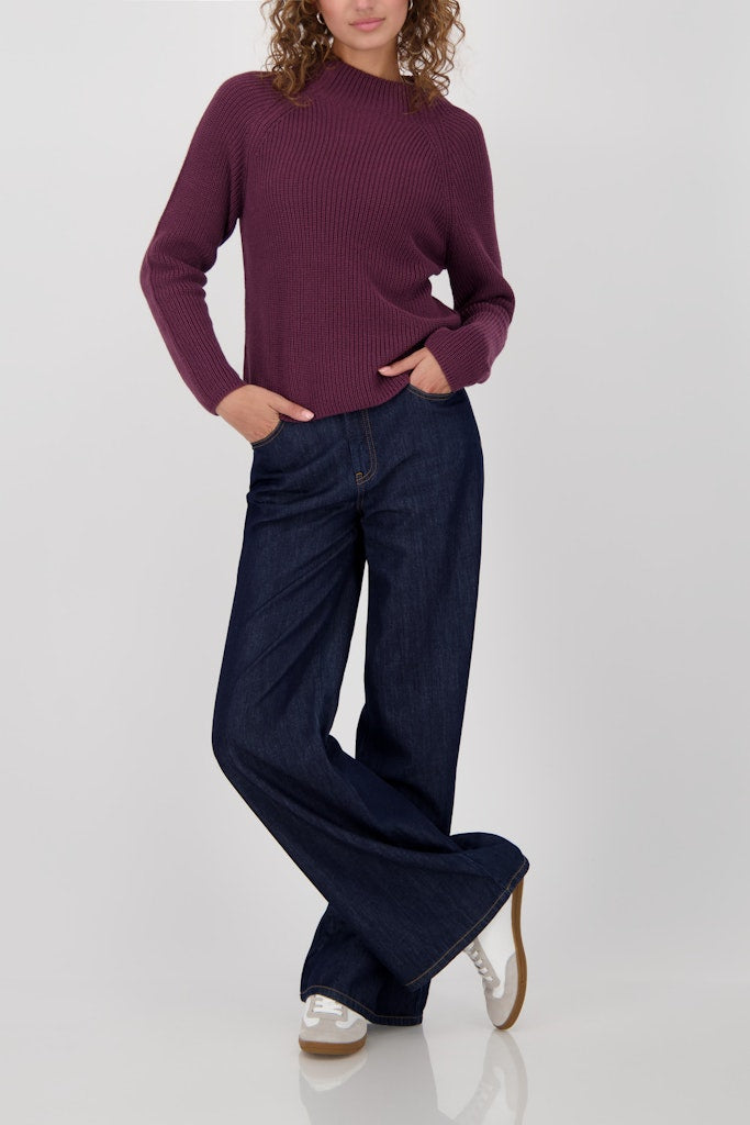 Monari Damen Pullover  Bordeaux