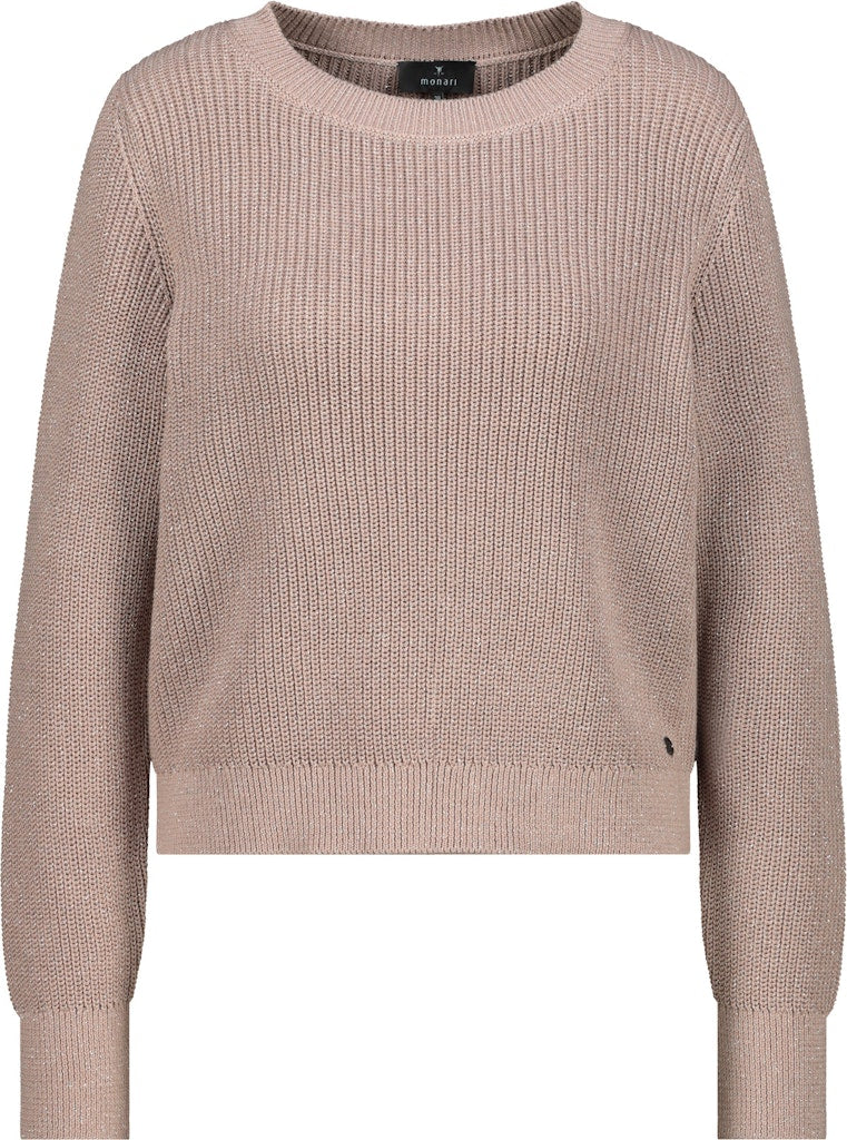 Monari Damen Pullover Truffle