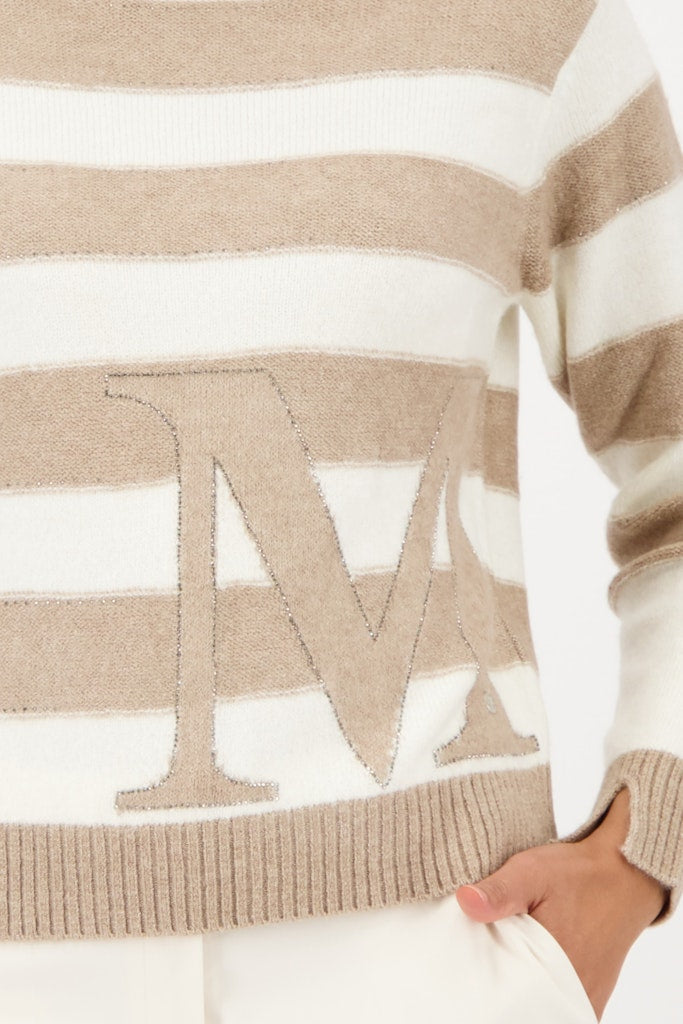 Monari Damen Pullover Truffle Rin
