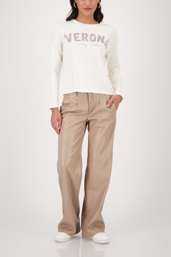 Monari Damen T-Shirts  Cashmere