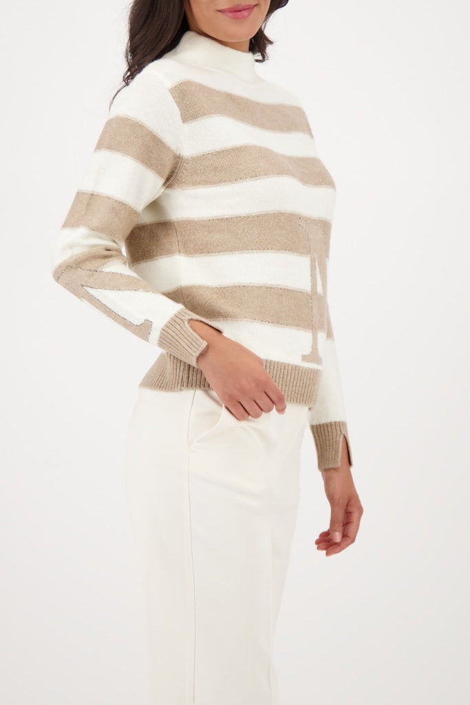 Monari Damen Pullover  Truffle Rin