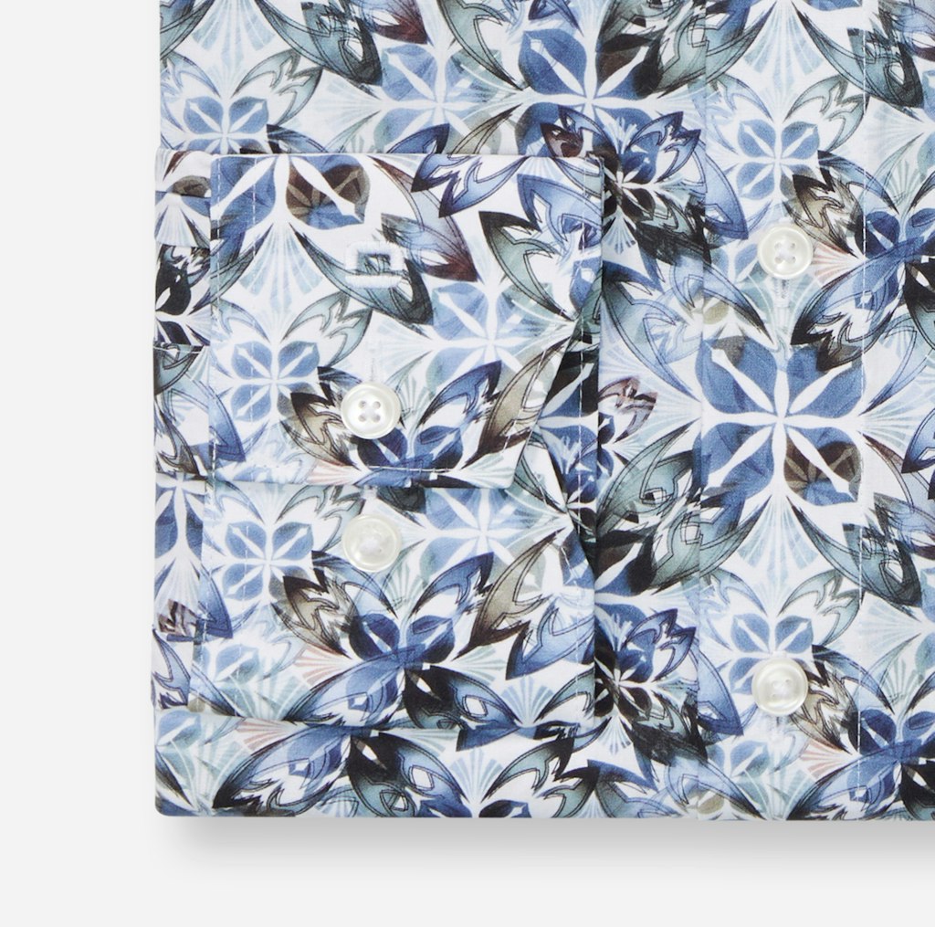 Olymp Herren Hemden lang  Weiss