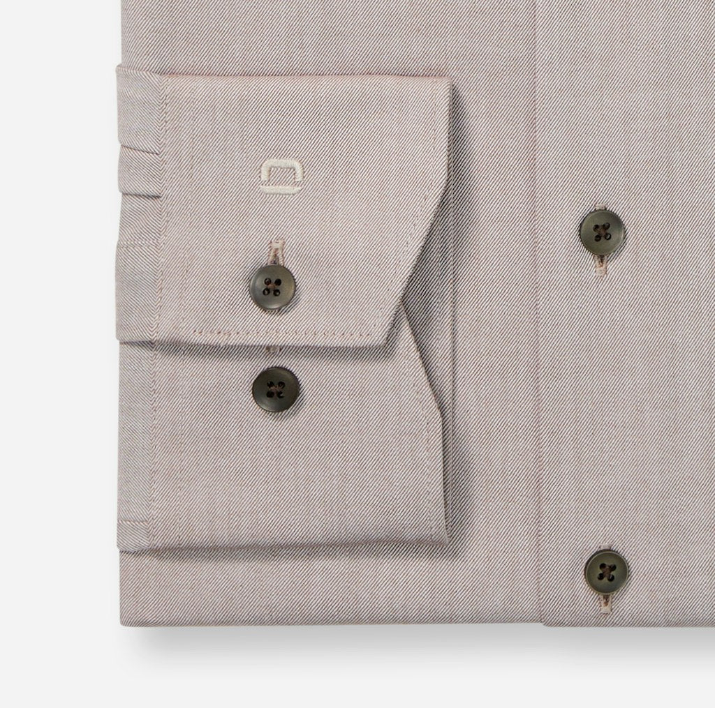 Olymp Herren Hemden lang  Nougat