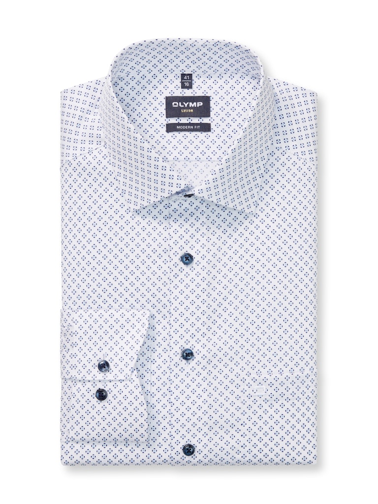 Olymp Herren Hemden lang Weiss