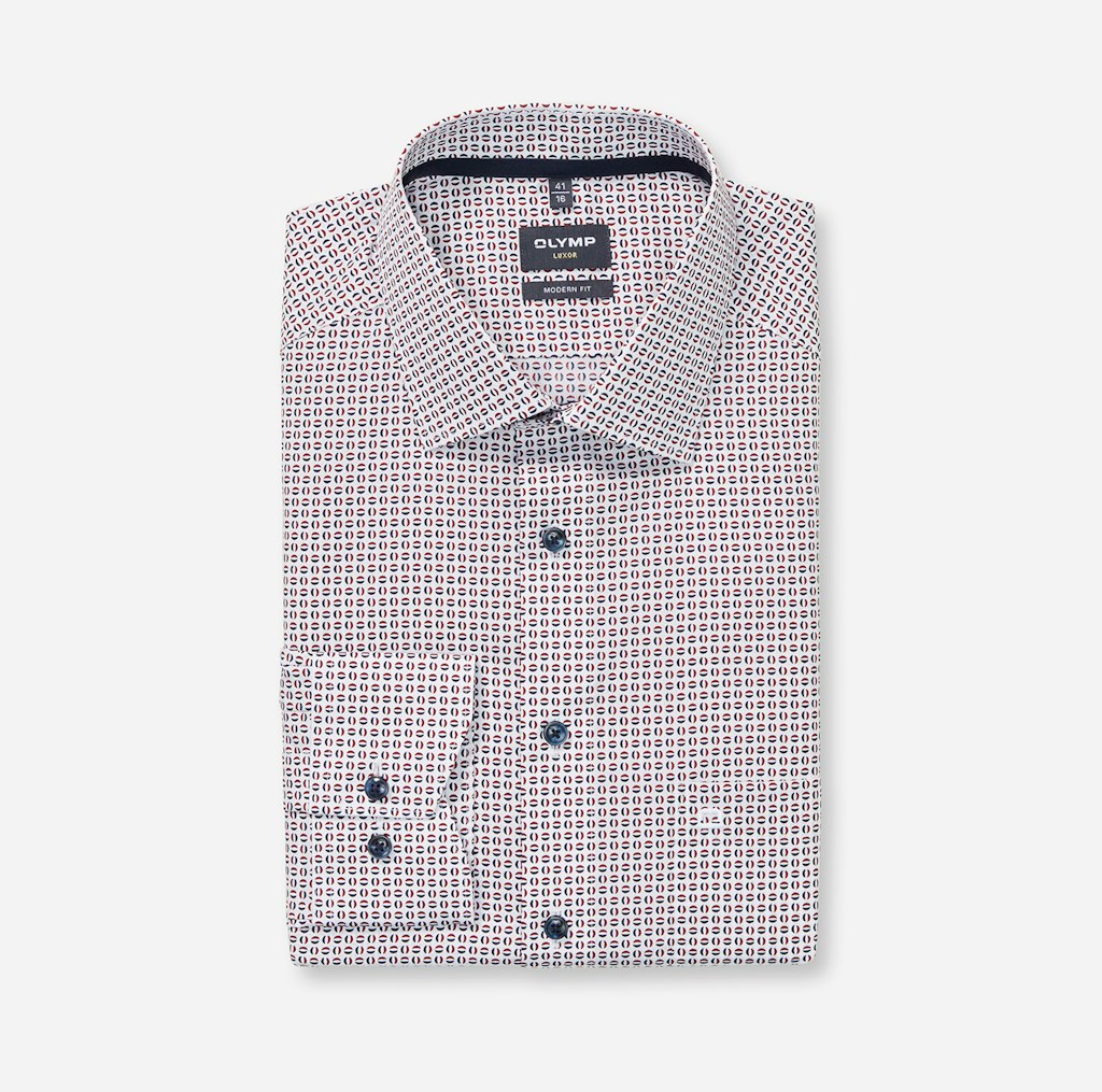 Olymp Herren Hemden lang  Chianti