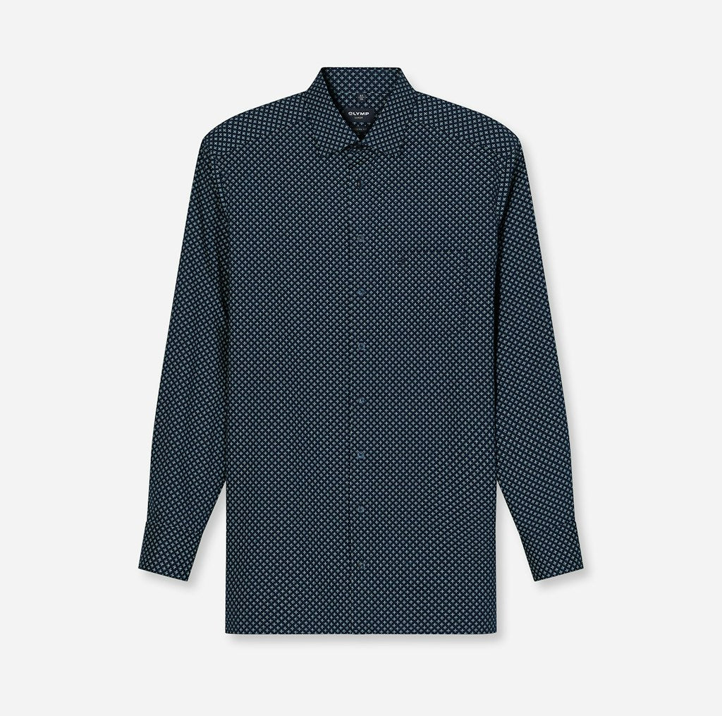 Olymp Herren Hemden lang Marine