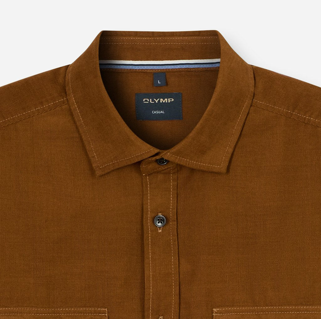 Olymp Herren Hemden Nougat