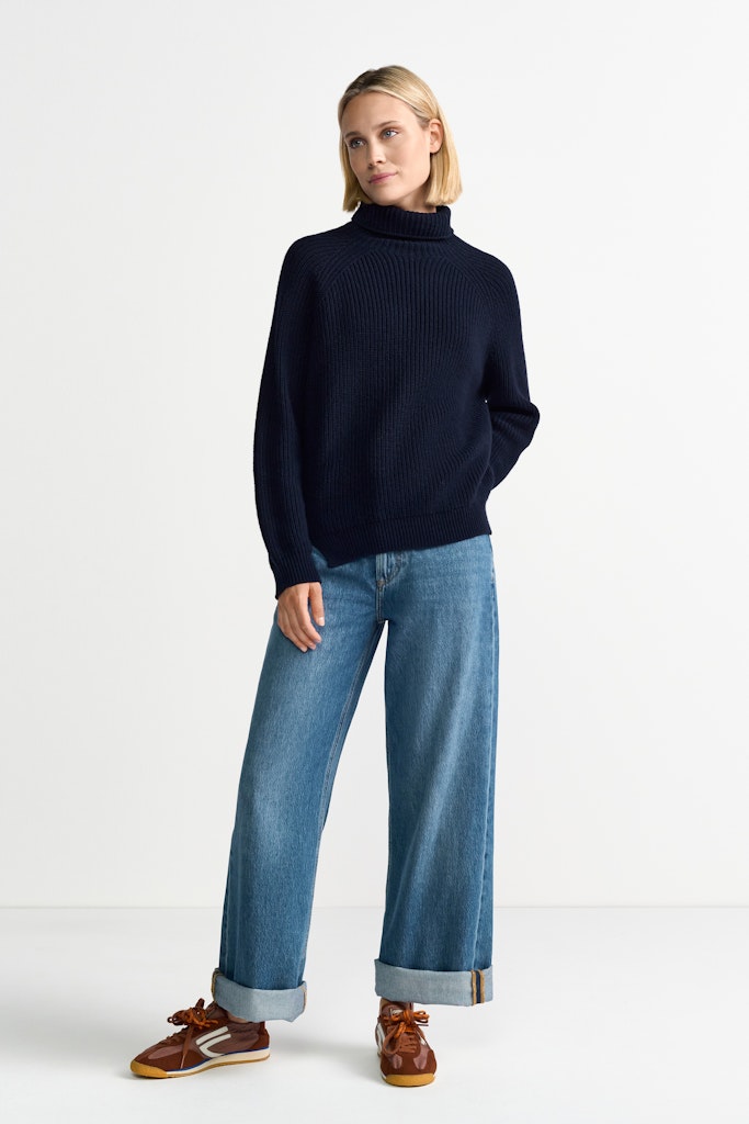 Rich & Royal Damen Pullover Midnight Blue