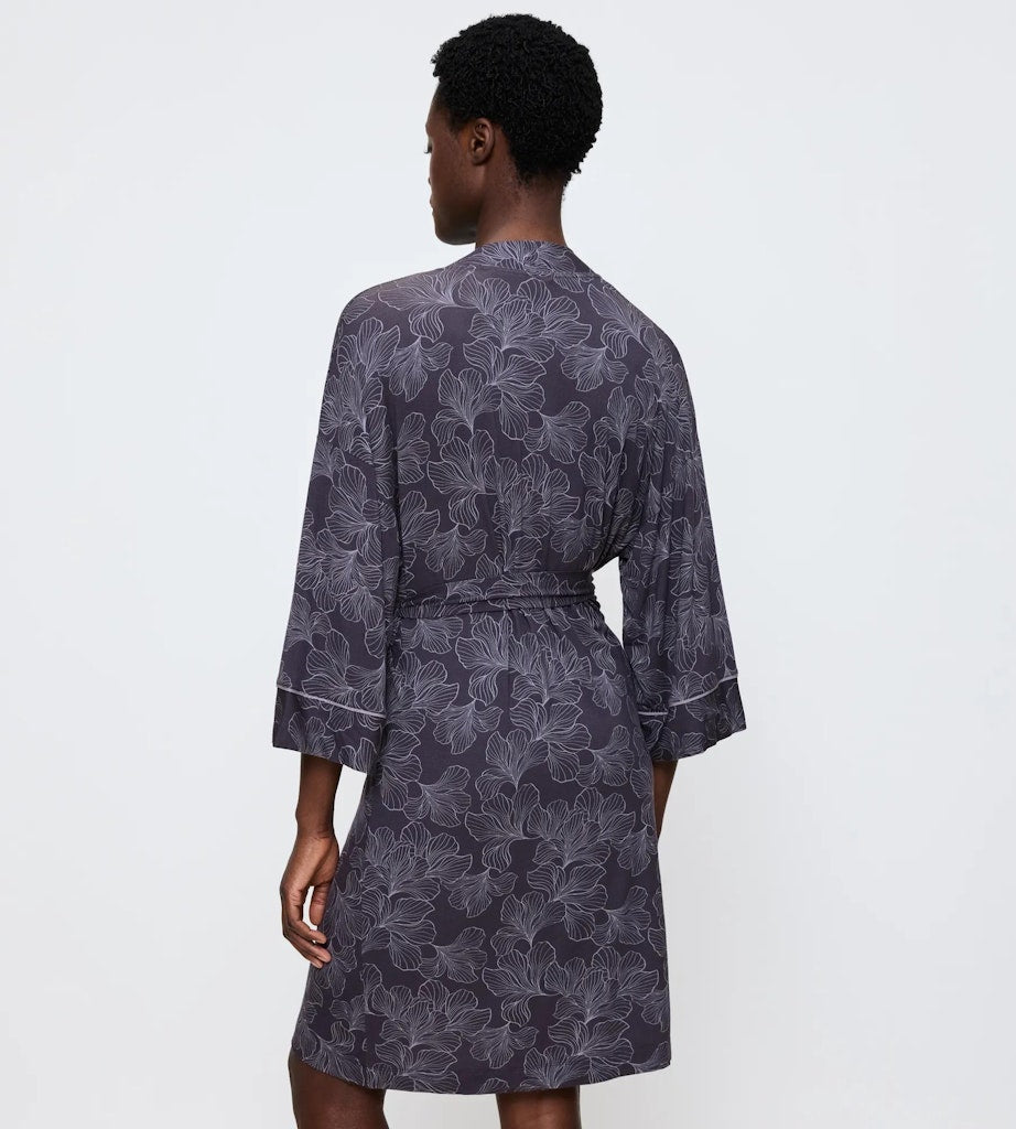 Triumph Bademantel M Grey Combi