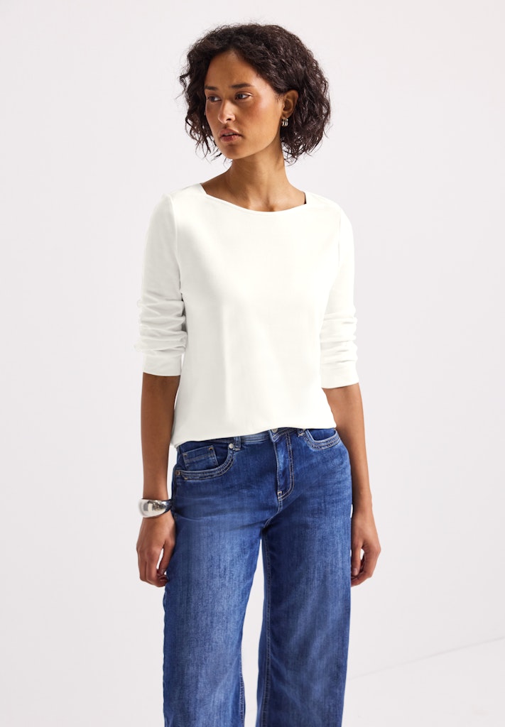 Street One Damen T-Shirts Off White