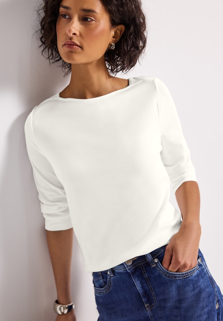 Street One Damen T-Shirts  Off White