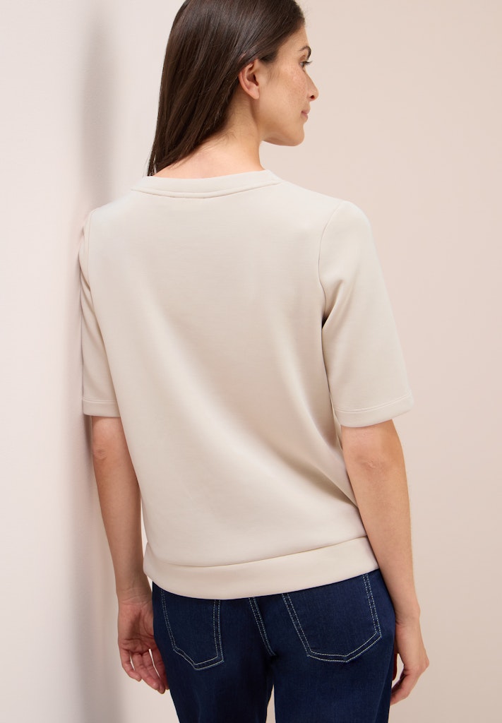 Cecil Damen T-Shirts Oat Milk
