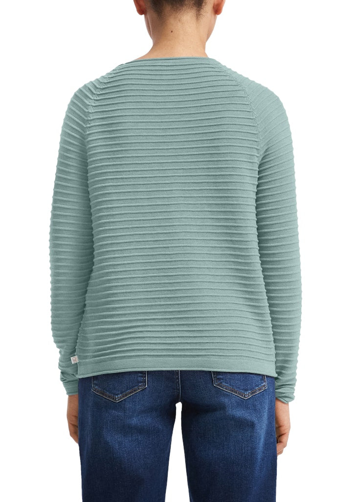 QS by S.Oliver Damen Pullover Blue Green