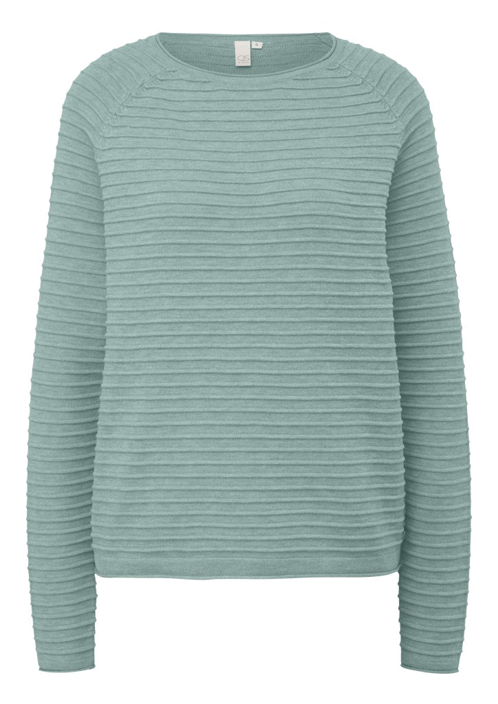 QS by S.Oliver Damen Pullover Blue Green