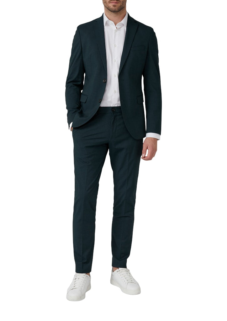 S. Oliver black Herren Sakkos Blue Green