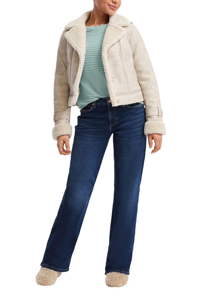 QS by S.Oliver Damen Pullover Blue Green