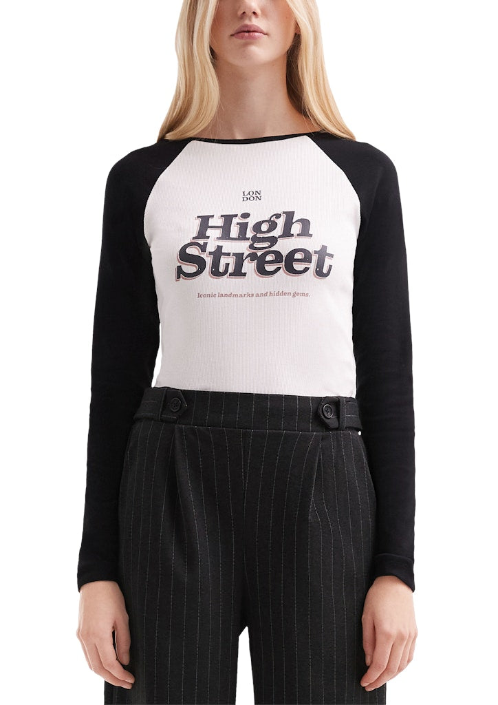 QS by S.Oliver Damen T-Shirts White