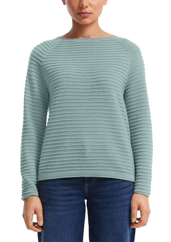 QS by S.Oliver Damen Pullover Blue Green