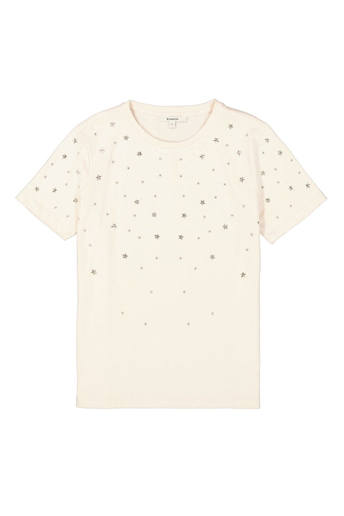 Garcia Damen T-Shirts Whitecap