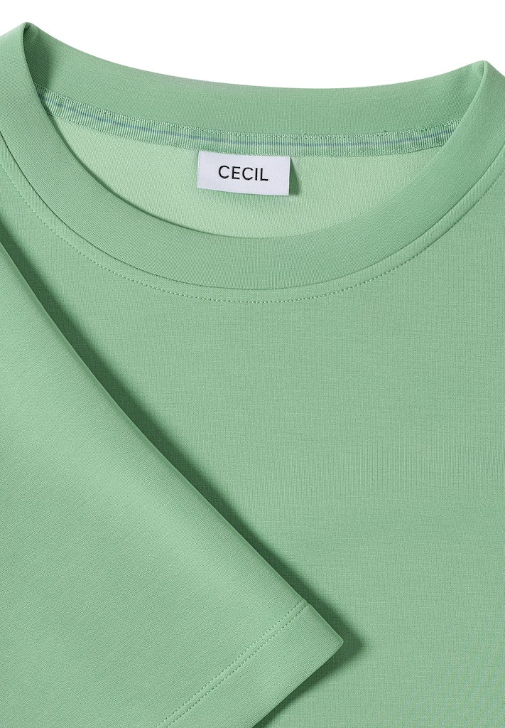 Cecil Damen T-Shirts  Fennel Gr