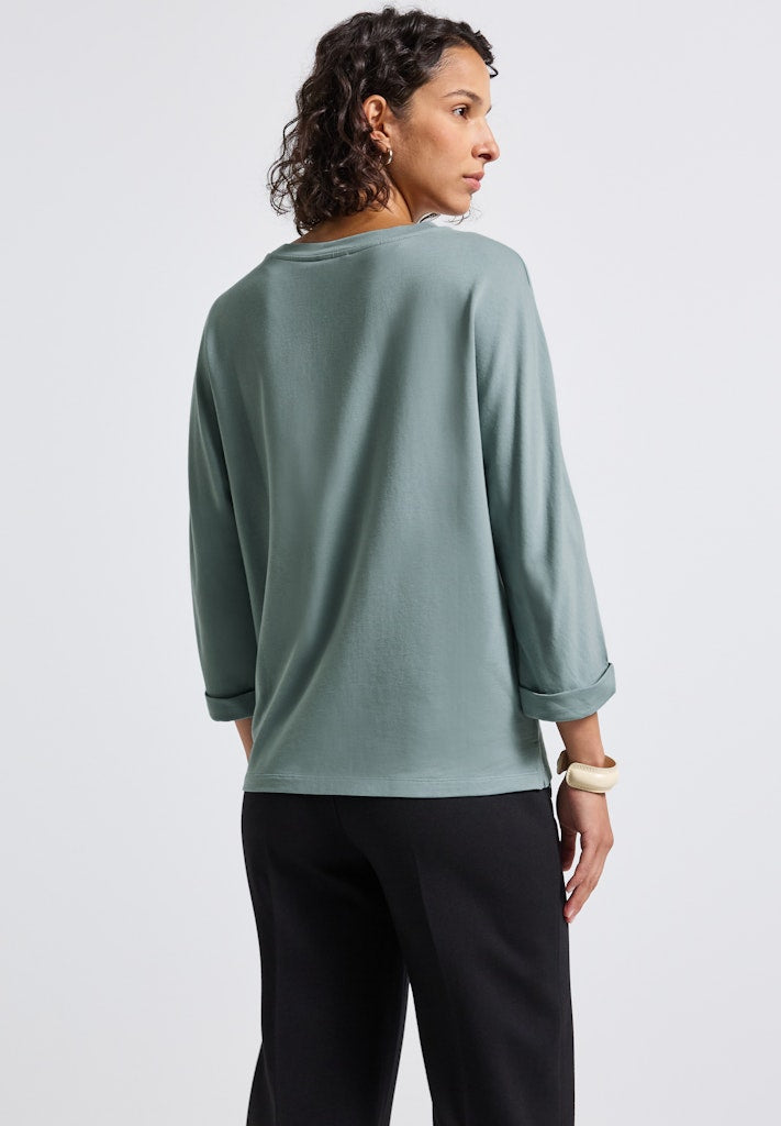 Street One Damen T-Shirts Arona Blu