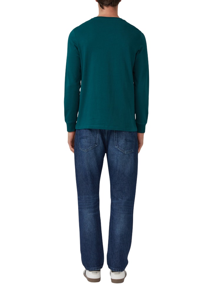 S. Oliver red Herren T-Shirts lang Green