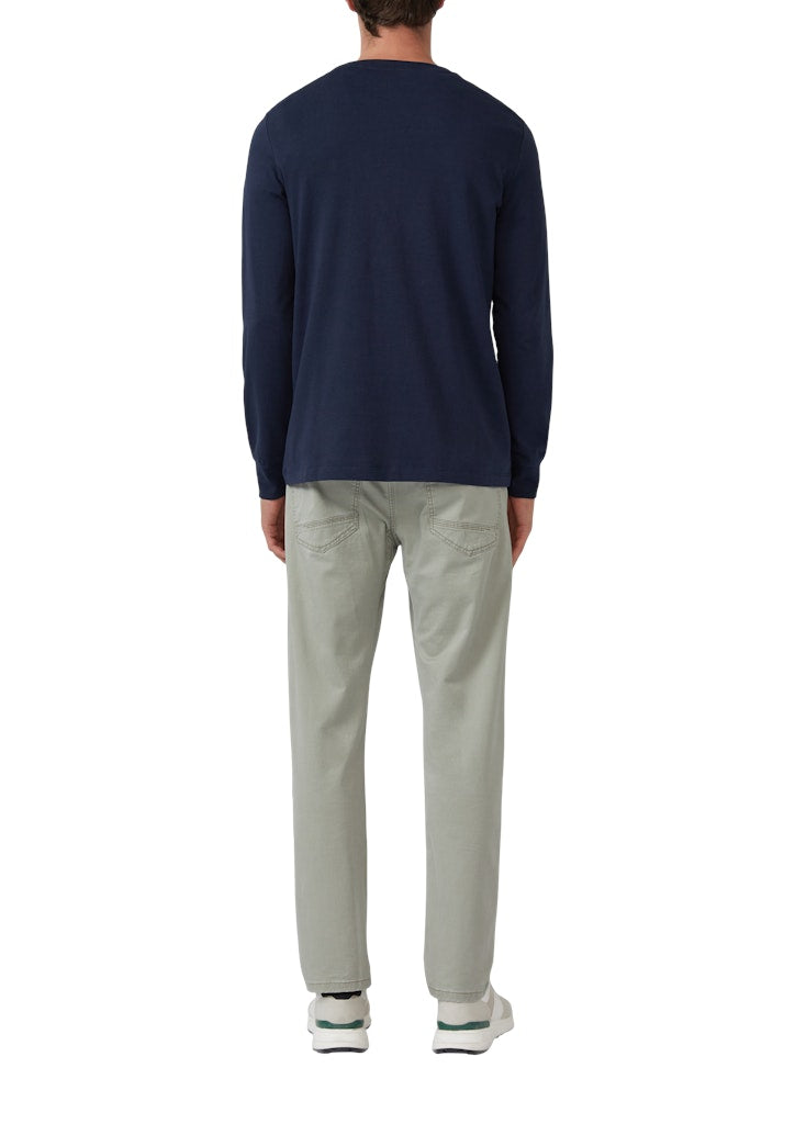 S. Oliver red Herren T-Shirts lang Blue