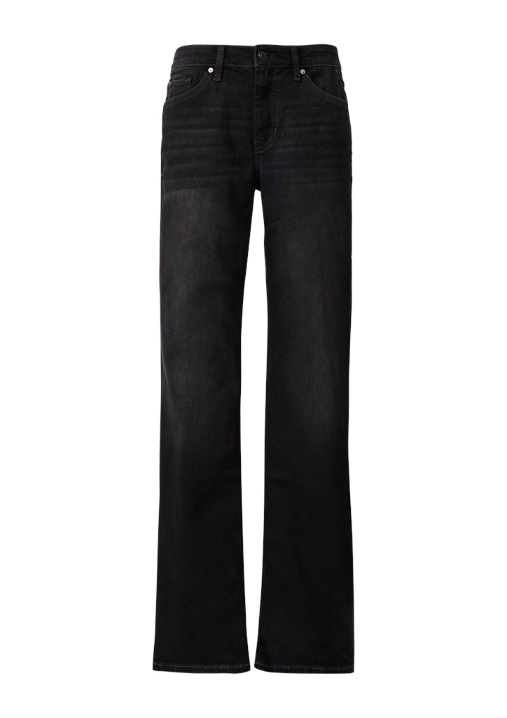 S. Oliver red Damen Jeans Grey/Black