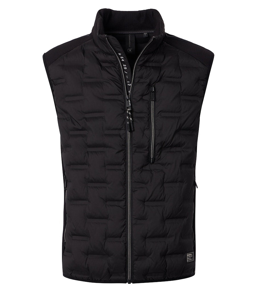 Casa Moda Herren Westen  Schwarz