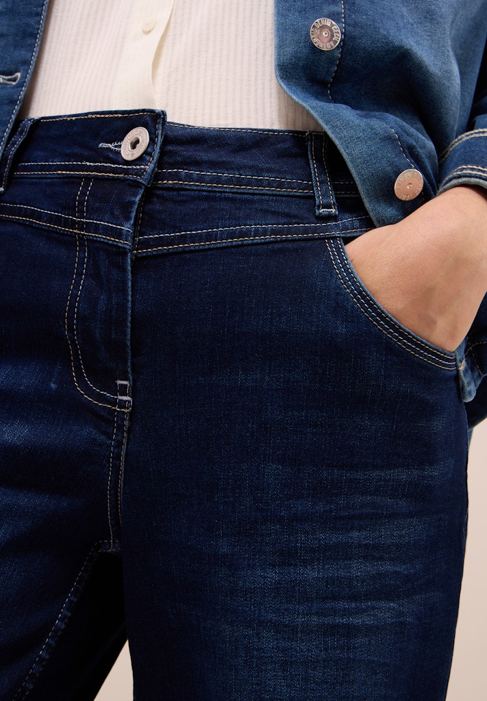 Cecil Damen Hosen Dark Blue