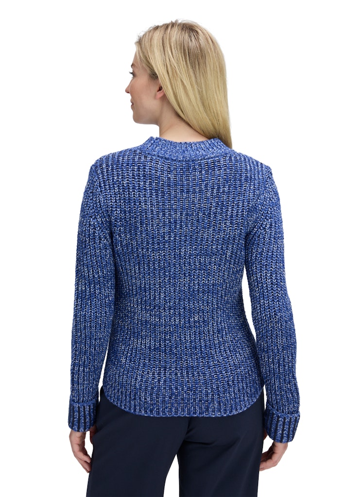 Betty & Co Damen Pullover Blue/Light Blue