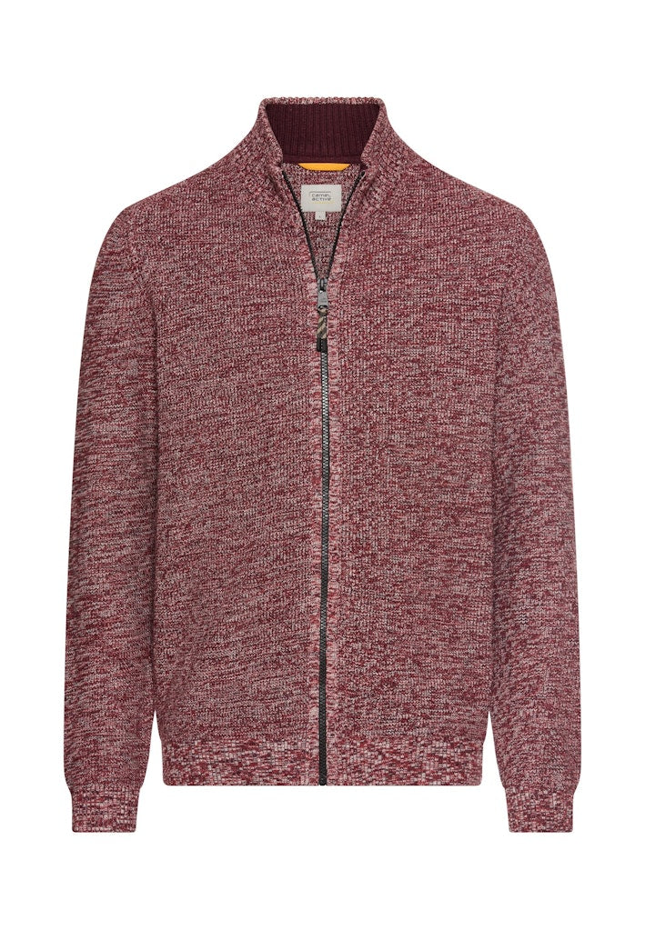 Camel active Herren Strickjacken  Amber Red