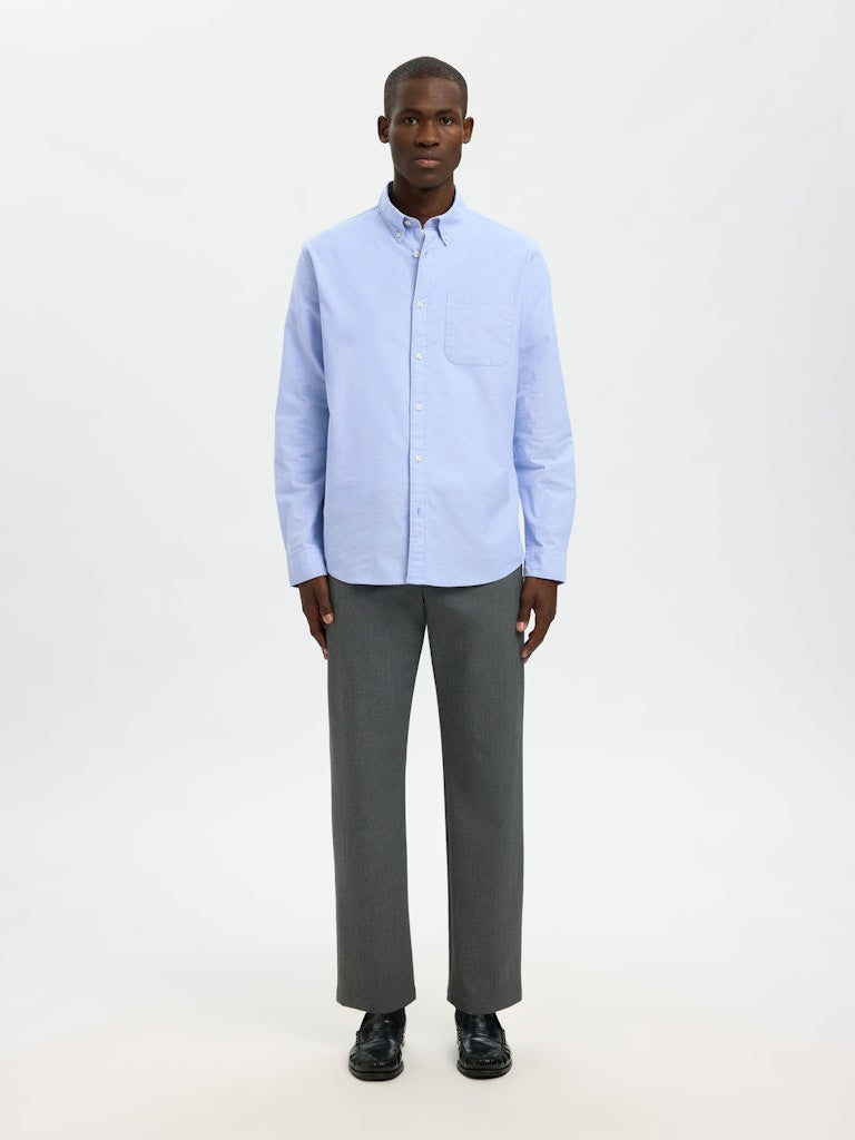 Selected homme Herren Hemden  Light Bl