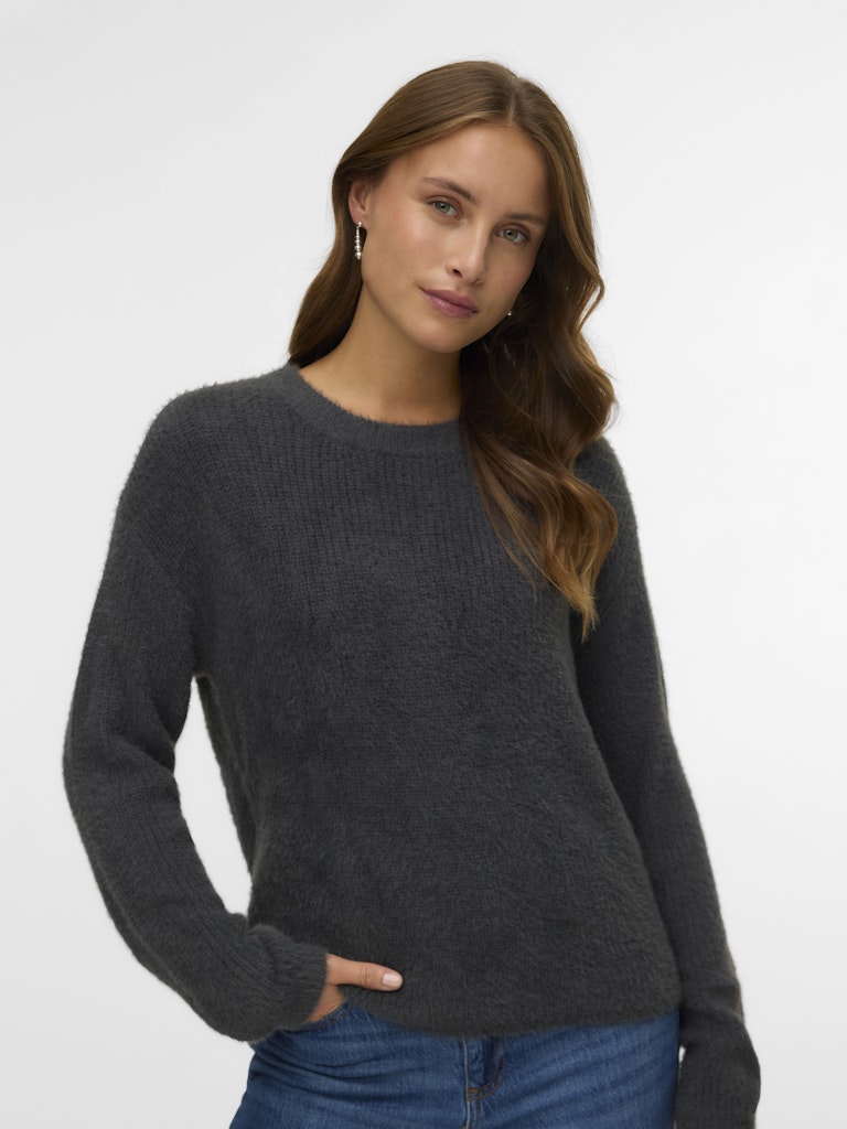 Vero Moda Damen Pullover Asphalt