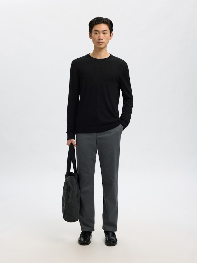 Selected homme Herren Pullover  Black